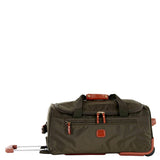 Bric&s x Bag 21×22 Carry on Rolling Duffle Bag Violet