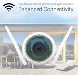 EZVIZ Security Camera Outdoor 1080P WiFi, 100ft Night Vision, Weatherproof, Smart Motion Detection Zone, 2.4GHz WiFi Only(C3WN, 2 Packs)