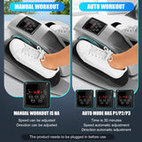 ANCHEER Under Desk Elliptical Machine – Quiet Pedal Exerciser for Seniors, Office & Home, Low-Impact Seated Leg Workout Equipment, Smart LCD Display, Remote Control