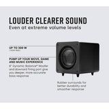Polk Audio PSW 111 PSW111 8 inch Compact Powered Subwoofer, Black