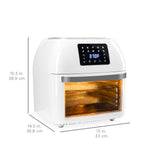 Best Choice Products 16.9qt 1800W 10-in-1 Family Size Air Fryer Countertop Oven, Rotisserie, Dehydrator – White
