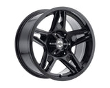 American Outlaw Wheels 124-2983GB Lonestar Full Painted Gloss Black Wheel 20×9 6×139.7 10mm