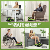 ANCHEER Under Desk Elliptical Machine – Quiet Pedal Exerciser for Seniors, Office & Home, Low-Impact Seated Leg Workout Equipment, Smart LCD Display, Remote Control